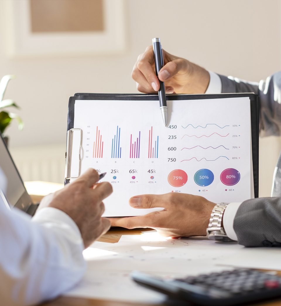 GetStarted3 Doctor and consultant reviewing financials